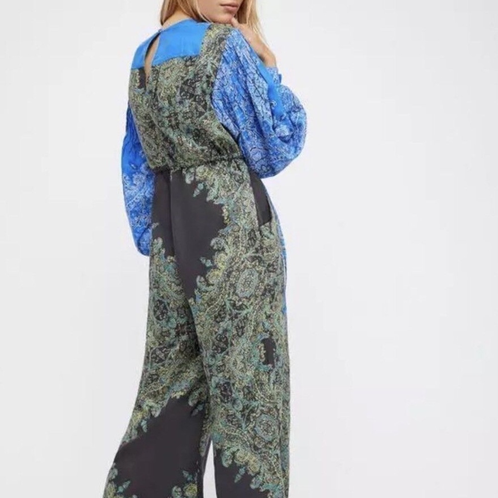 FREE PEOPLE JUMPSUIT BLOOMING FIELDS - Picture 2 of 3